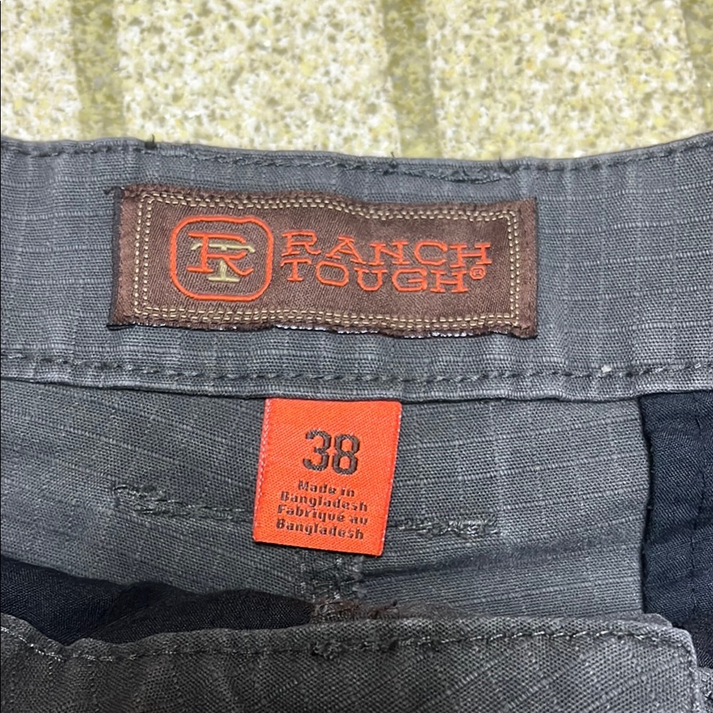 EUC two Ranch Tough Gray and Blue Cargo Shorts - Picture 13 of 16